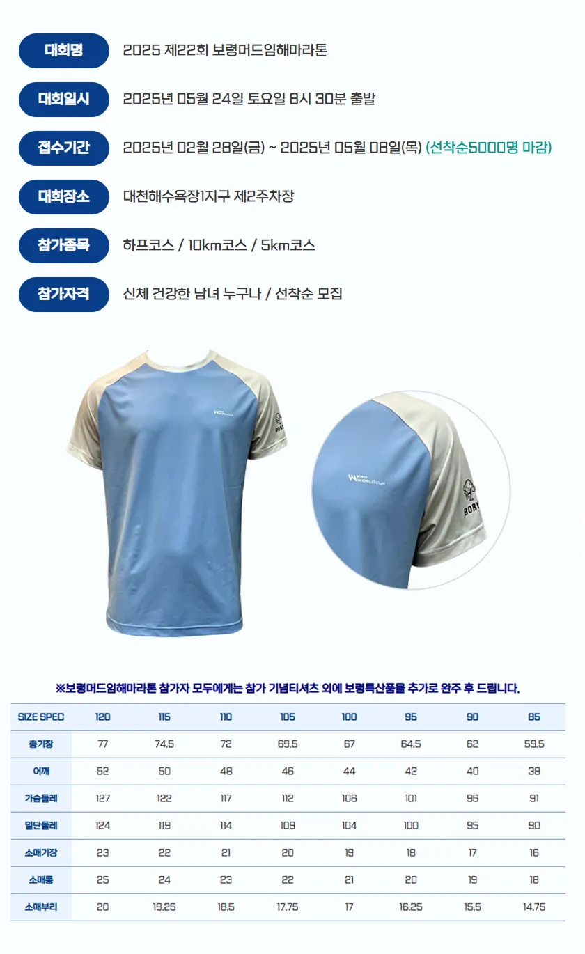 2025 제22회 보령머드임해마라톤 이미지
