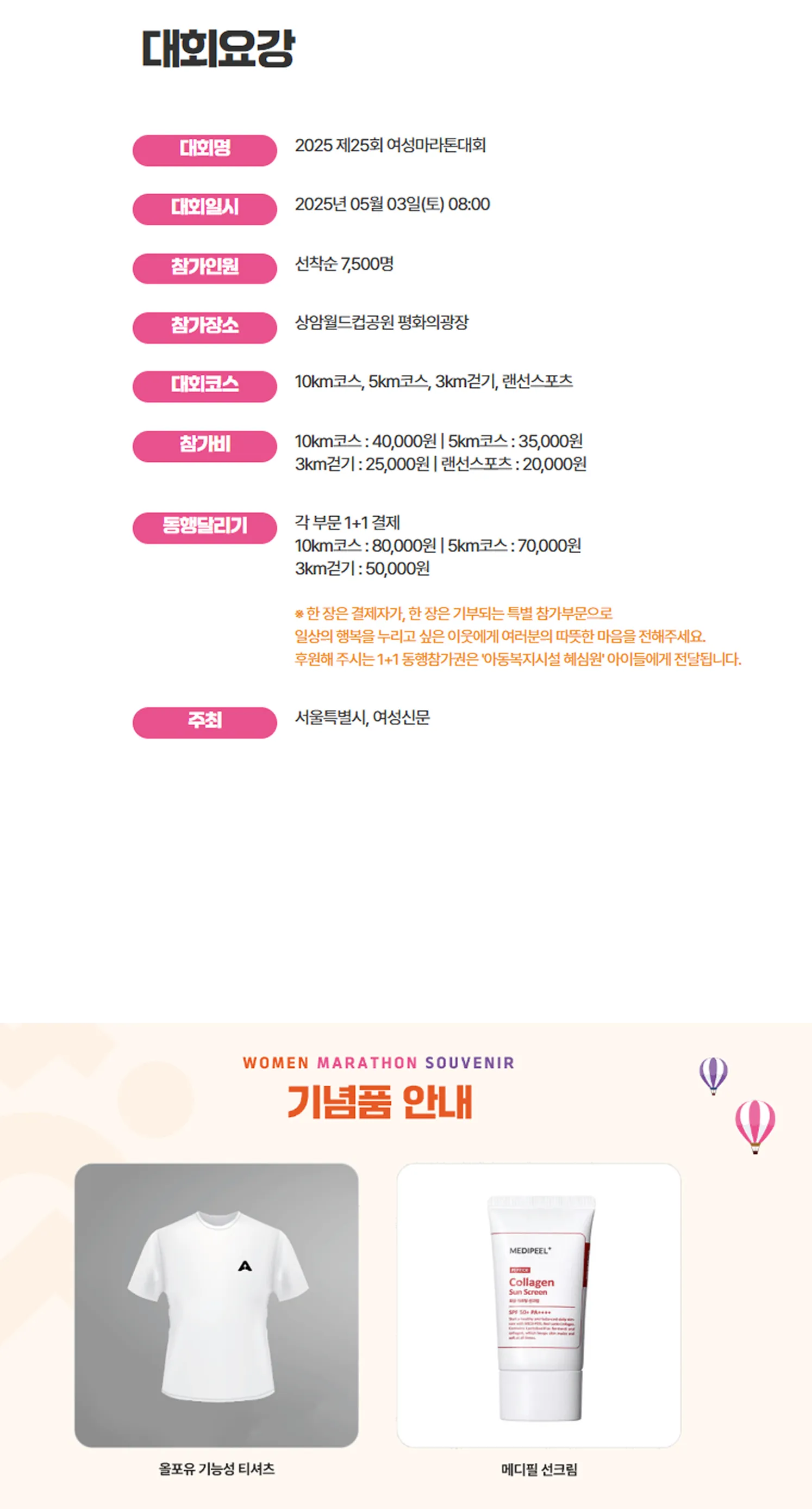 제25회 여성마라톤대회 이미지