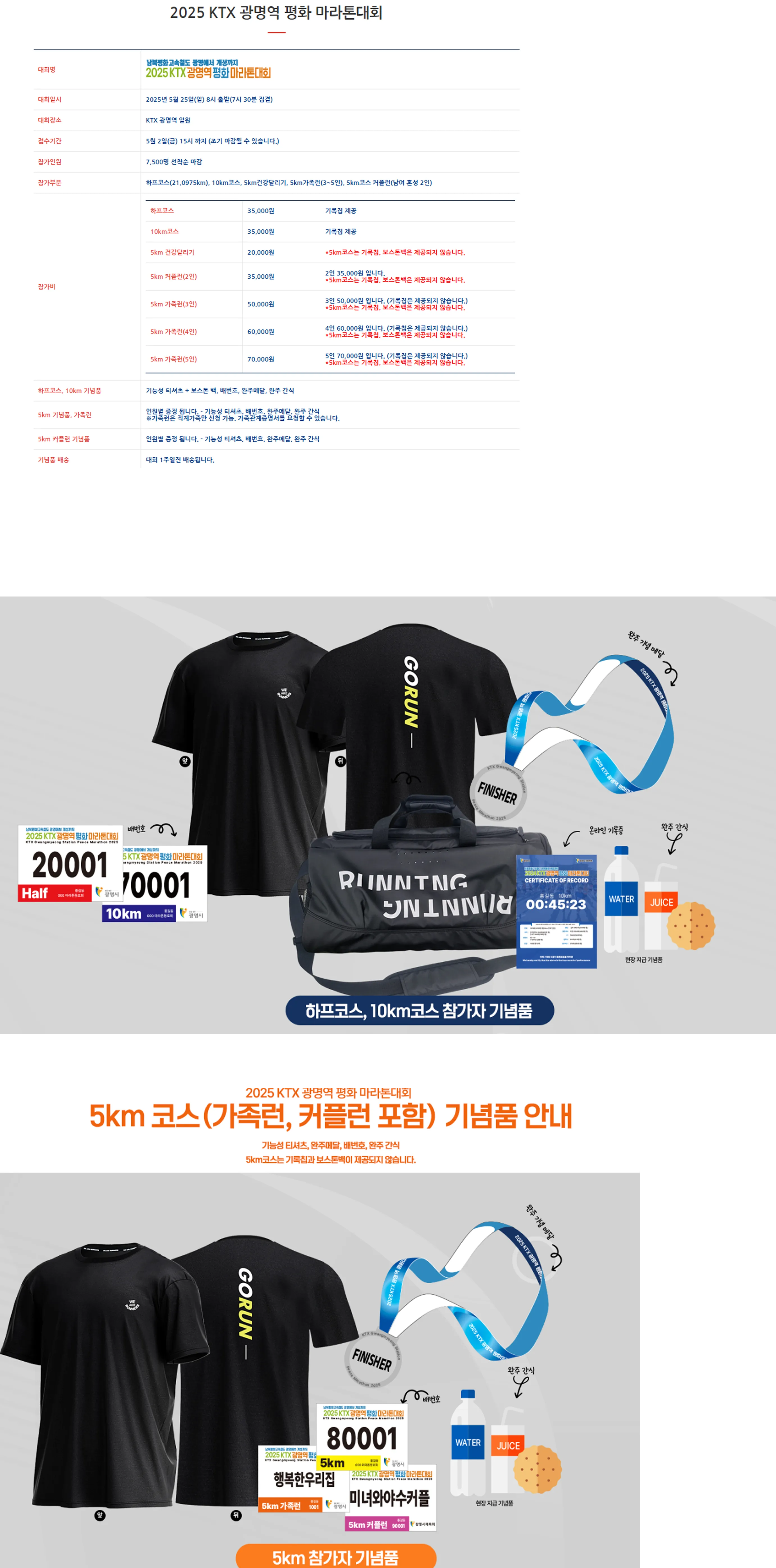 2025 KTX광명역 평화마라톤 이미지
